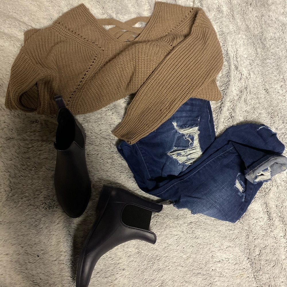 Rain boots/Navy Color ☔️